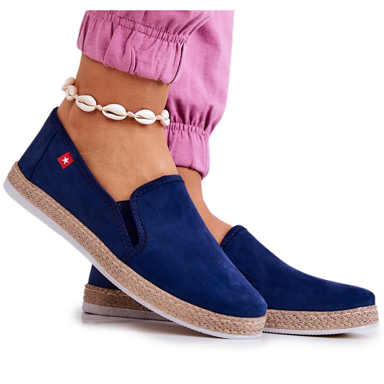 Espadrile pentru damă Big Star JJ276003 Bleumarin albastru marin