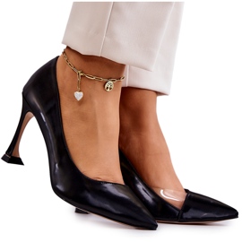 S.Barski Stilettos din piele Tamira neagră la modă negru S.Barski Stilettos din piele Tamira neagră la modă negru
