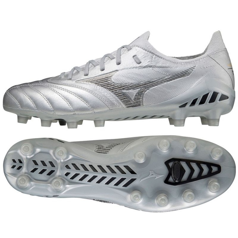 Ghete de fotbal Mizuno Morelia Neo Iii ß Elite Md M P1GA219103 gri argint