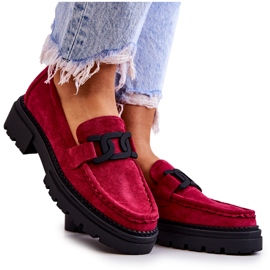 PL5 Mocasini De piele intoarsa Cu Decorat La.Fi Fuchsia Laurene roșu roz albastru PL5 Mocasini De piele intoarsa Cu Decorat La.Fi Fuchsia Laurene roșu roz albastru