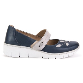 Filippo 341 Pantofi bleumarin albastru marin