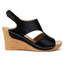Sandale Filippo DS785 / 19 Bk Black negru