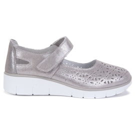 Filippo DP640 / 19 Si pantofi argintii Filippo DP640 / 19 Si pantofi argintii