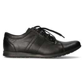 Pantofi din piele Filippo 2063 negru