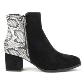 Cizme Filippo DBT977 / 19 Bk Gr Black Grey negru Cizme Filippo DBT977 / 19 Bk Gr Black Grey negru
