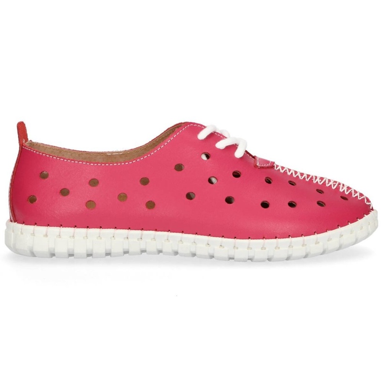 Pantofi din piele Filippo DP1225 / 20 Fh roz