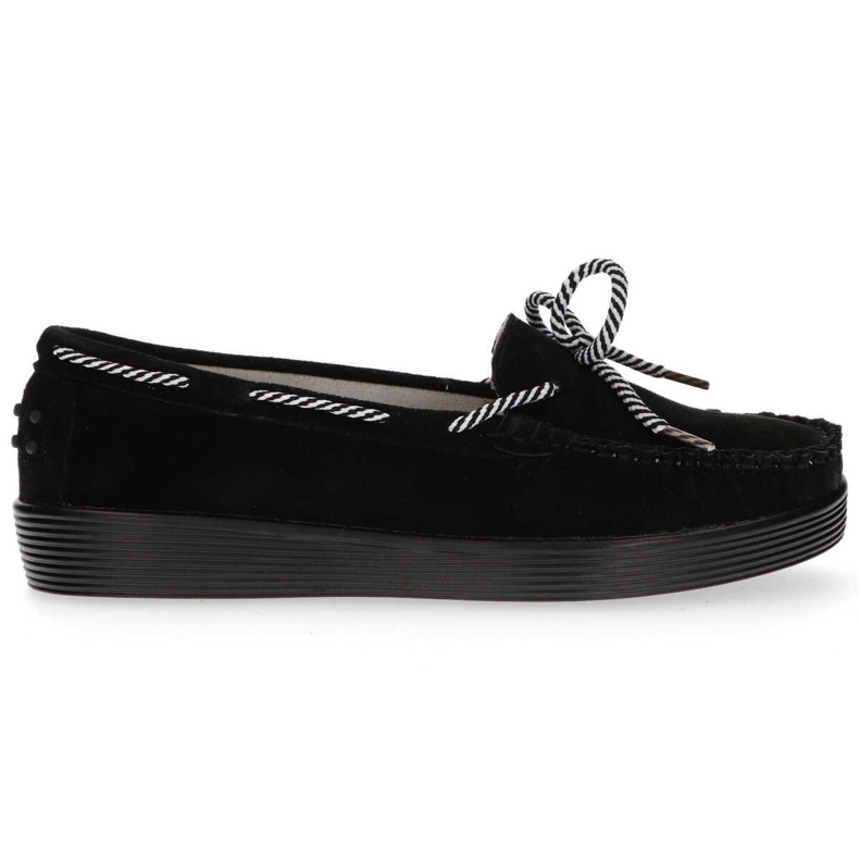 Pantofi din piele Filippo DP1200 / 20 Bk negru
