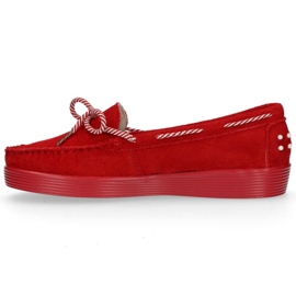 Pantofi roșii Filippo DP1200 / 20 Rd din piele roșu Pantofi roșii Filippo DP1200 / 20 Rd din piele roșu