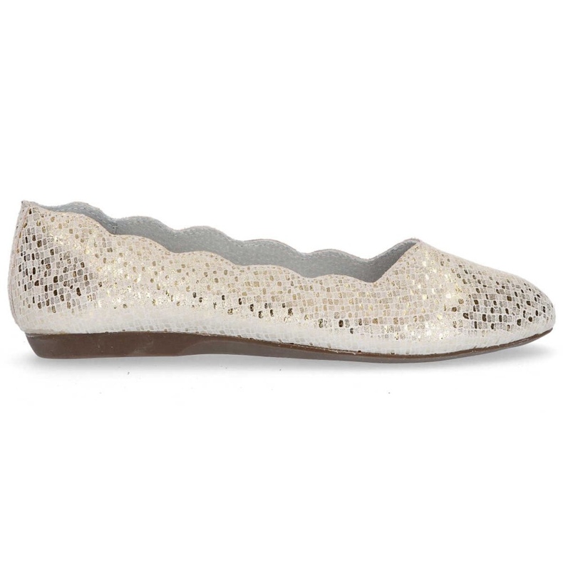 Balerini din piele Filippo DP1336 / 20 Go golden de aur galben Balerini din piele Filippo DP1336 / 20 Go golden de aur galben