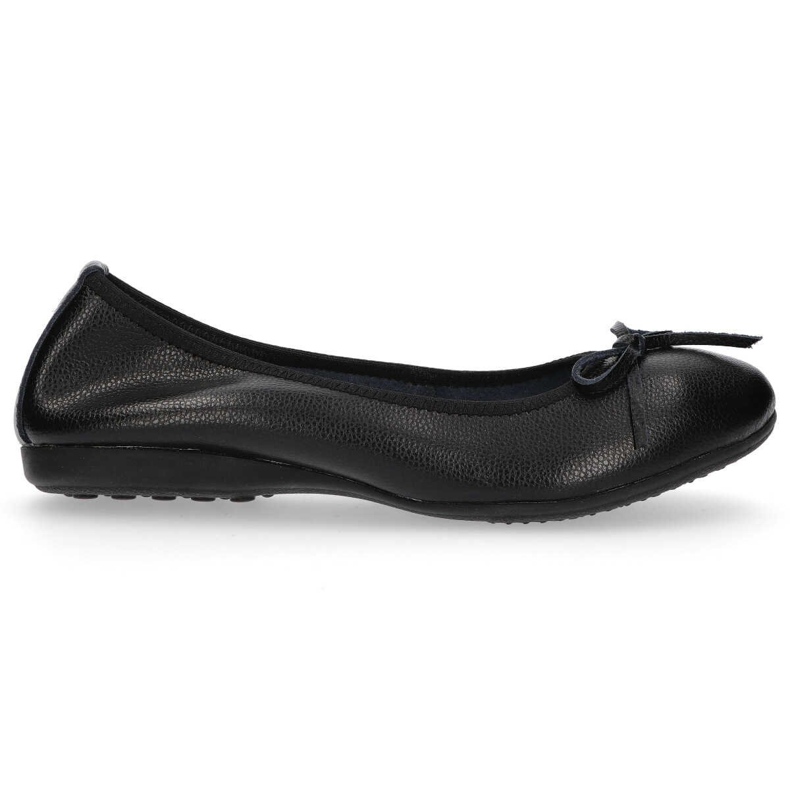 Balerini din piele Filippo DP038 / 20 Bk negru