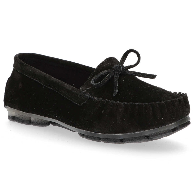 Mocasini din piele Filippo DP1204 / 20 Bk negri negru