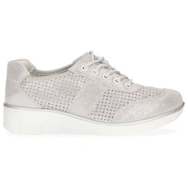 Pantofi din piele Filippo DP028 / 20 Si argintiu gri Pantofi din piele Filippo DP028 / 20 Si argintiu gri