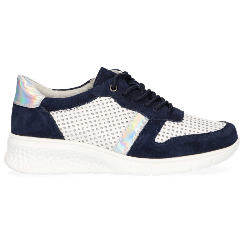 Pantofi Filippo DP1389 / 20 Wh Nv White Navy alb albastru marin galben