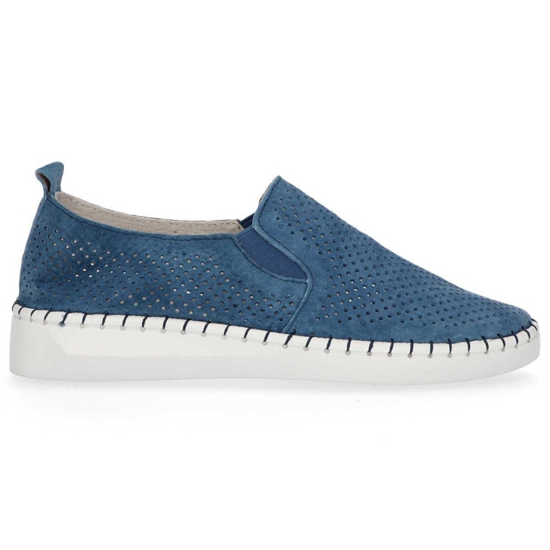 Pantofi din piele Filippo DP063 / 20 Nv bleumarin albastru marin