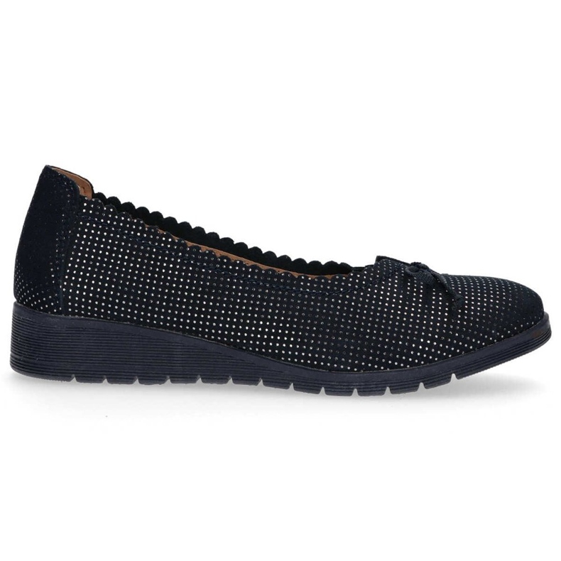 Pantofi din piele Filippo DP1254 / 20 Nv bleumarin albastru marin