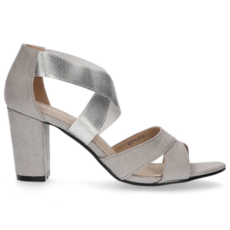 Sandale Filippo DS776 / 20 Si Silver argint gri