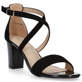 Sandale Filippo DS1276 / 20 Bk negre negru