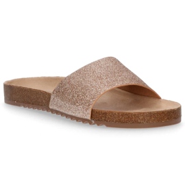 Papuci Filippo DK1373 / 20 Go Gold de aur Papuci Filippo DK1373 / 20 Go Gold de aur