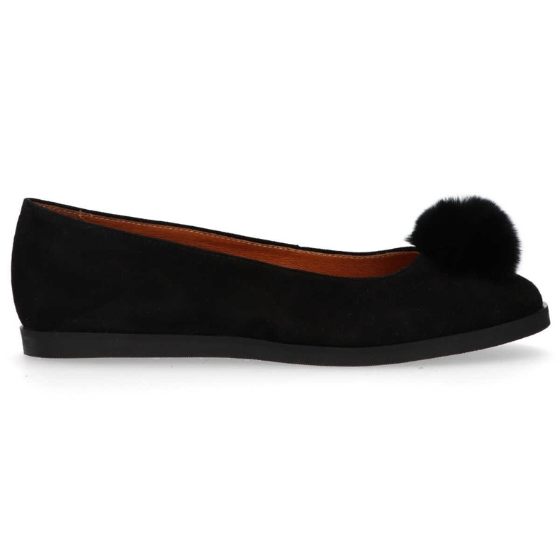 Balerina Filippo 1320 Black Suede negru