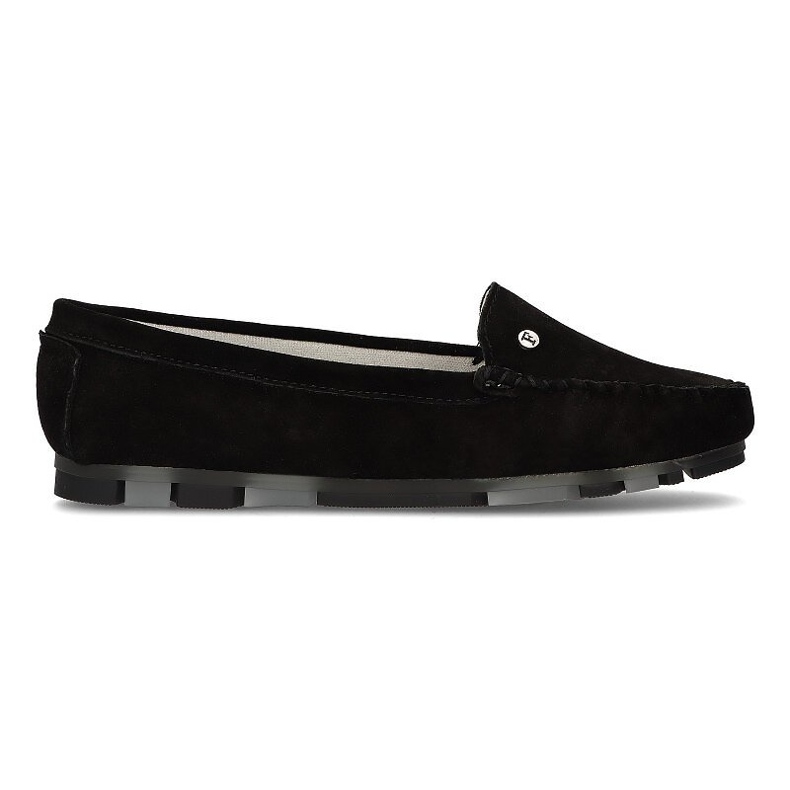 Mocasini din piele Filippo DP2037 / 21 Bk negru