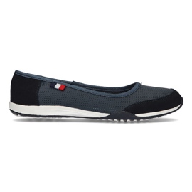 Pantofi din piele Filippo DP142 / 21 Nv bleumarin albastru marin
