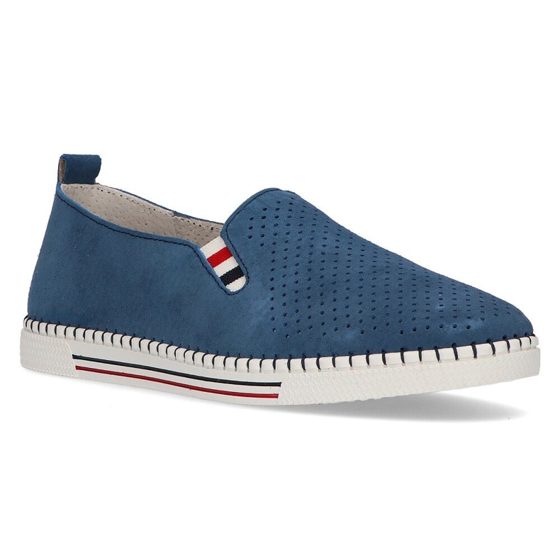 Pantofi piele FILIPPO DP1272 / 21 Bl albastru