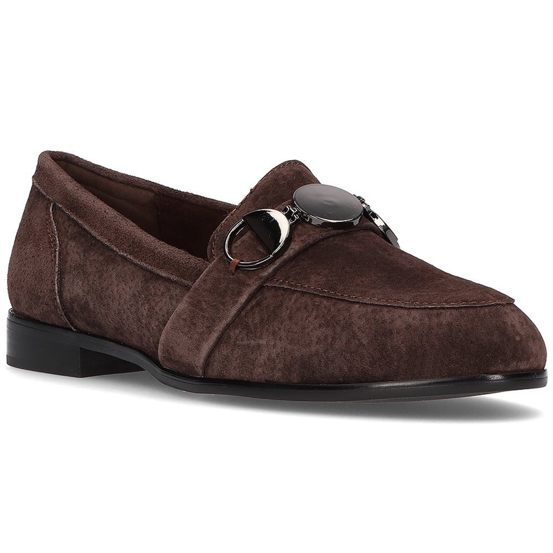 Mocasini din piele Filippo DP2148 / 21 Br maro