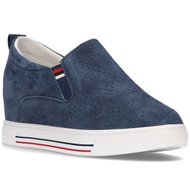 Pantofi din piele Filippo DP1356 / 21 Nv bleumarin albastru marin Pantofi din piele Filippo DP1356 / 21 Nv bleumarin albastru marin