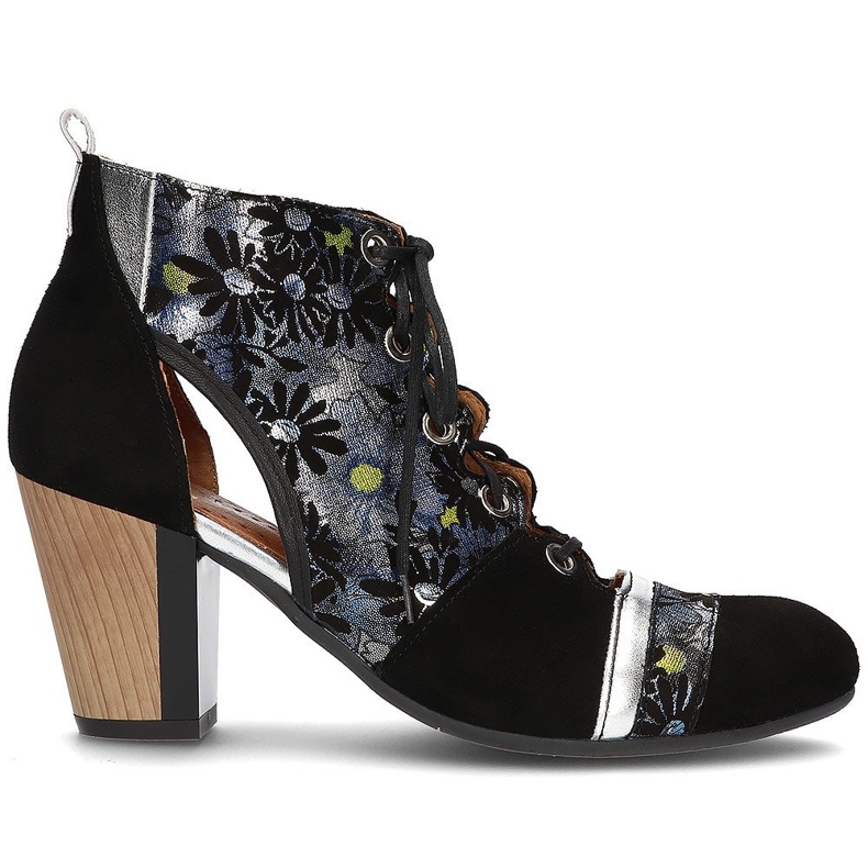 Pantofi din piele Filippo 03938-01 Negru