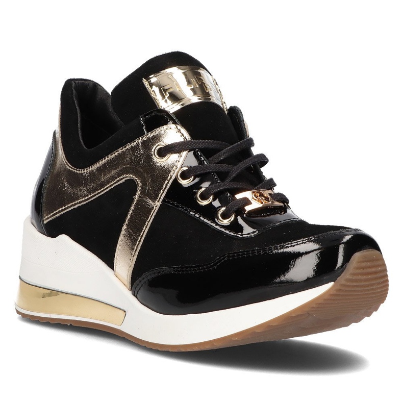 Tenisi din piele Filippo 086 negri negru