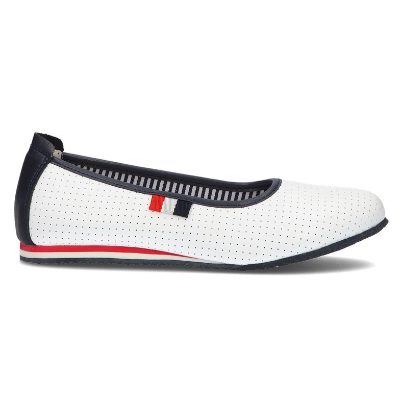 Balerini din piele Filippo DP2171 / 21 Wh alb Balerini din piele Filippo DP2171 / 21 Wh alb