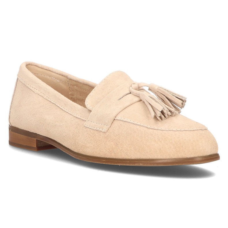 Mocasini din piele Filippo DP2149 / 21 Be beige bej
