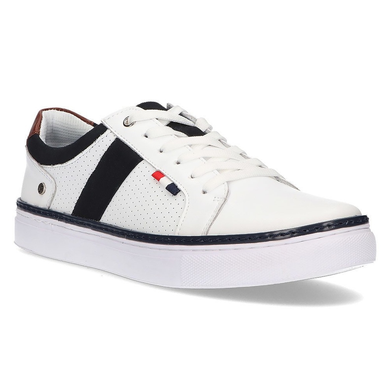 Pantofi din piele Filippo MP2330 / 21 Wh alb Pantofi din piele Filippo MP2330 / 21 Wh alb