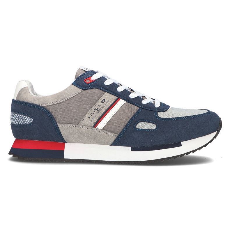 Filippo MSP2129 / 21 Nv Gr pantofi gri bleumarin albastru marin