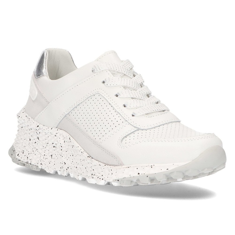 Tenisi din piele Filippo DP2008 / 21 Wh alb Tenisi din piele Filippo DP2008 / 21 Wh alb