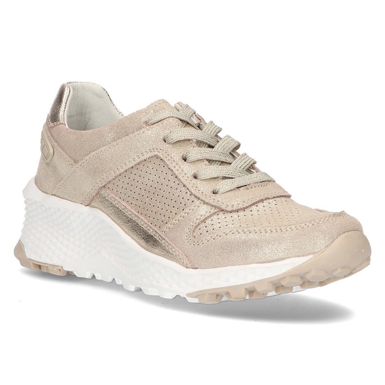 Tenisi din piele Filippo DP2008 / 21 Go golden de aur