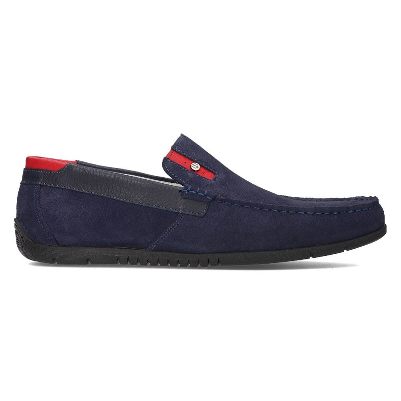 Mocasini din piele intoarsa Filippo 5274-5 bleumarin albastru marin