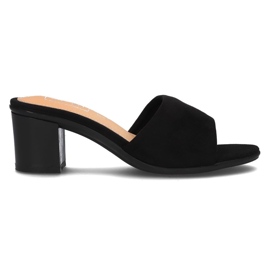 Filippo DK060 / 17 Bk papuci negri negru Filippo DK060 / 17 Bk papuci negri negru