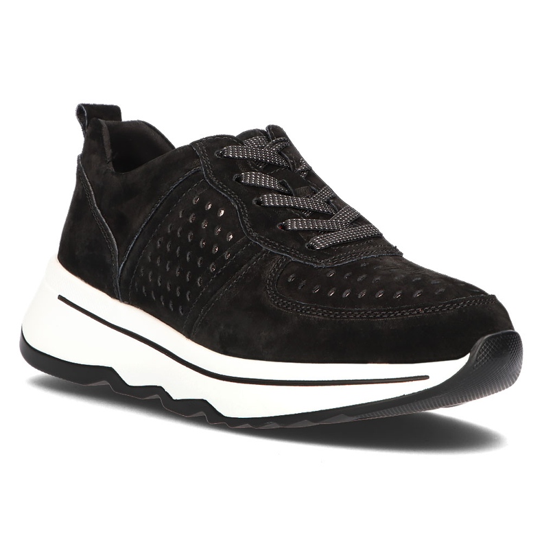 Filippo Tenisi din piele DP3171 / 21 Bk negri negru