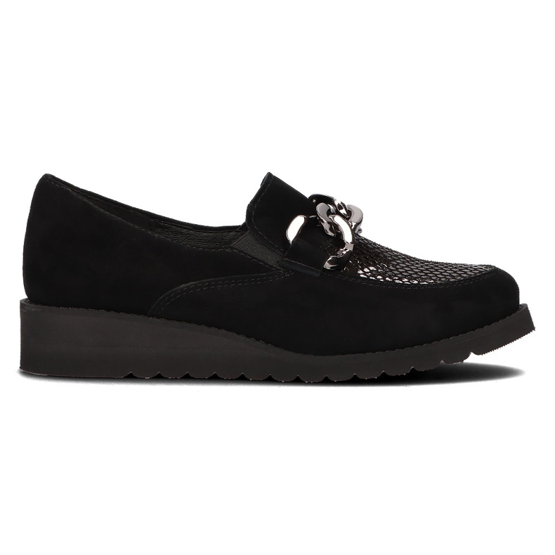 Mocasini din piele Filippo 124 negri negru