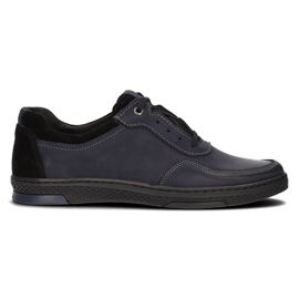 Pantofi din piele Filippo 918 bleumarin albastru marin Pantofi din piele Filippo 918 bleumarin albastru marin
