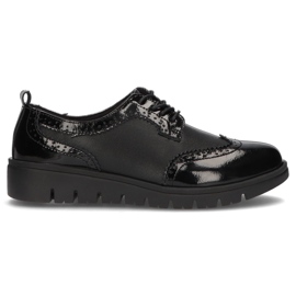 Pantofi din piele Filippo DP3206 / 21 Bk negru Pantofi din piele Filippo DP3206 / 21 Bk negru