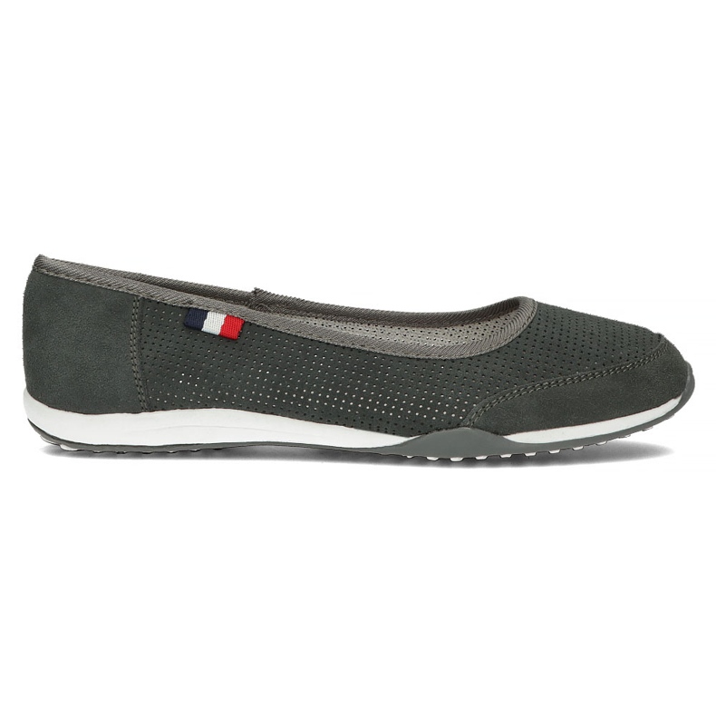 Pantofi din piele Filippo DP143 / 22 Gr gri