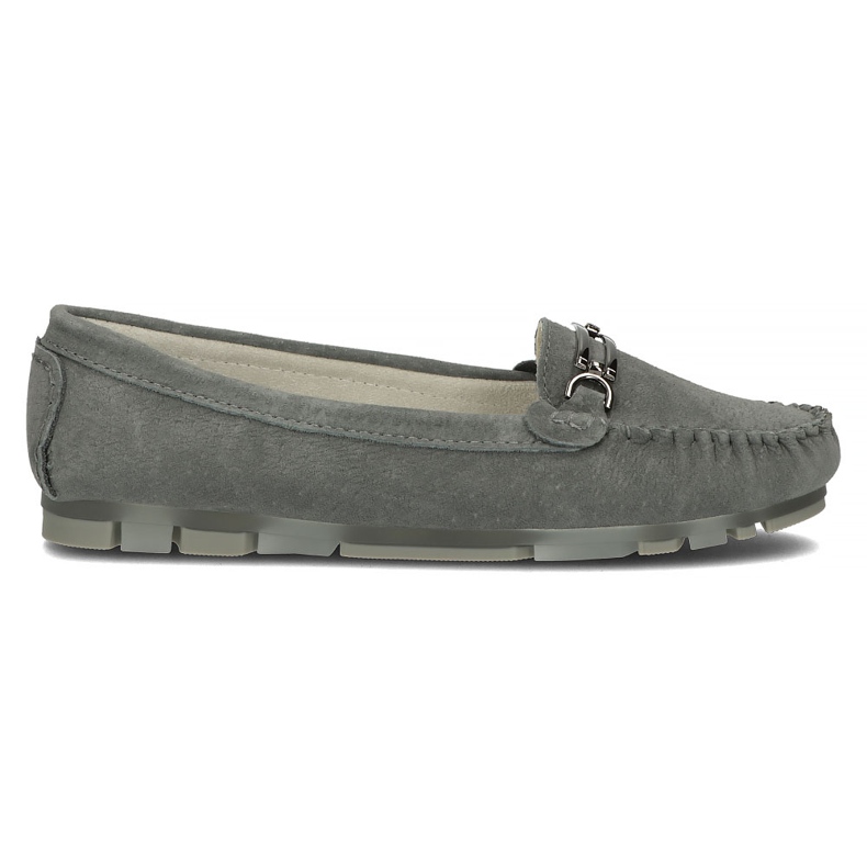 Mocasini din piele Filippo DP1202 / 22 Gr gri