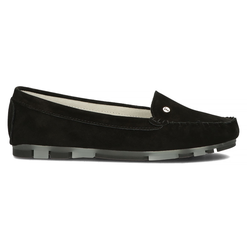 Mocasini din piele Filippo DP2037 / 22 Bk negri negru