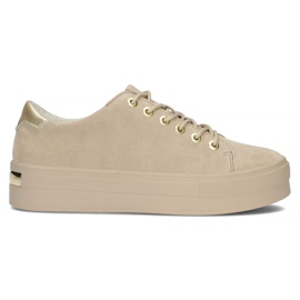 Pantofi din piele FILIPPO DP3533 / 22 Fii bej