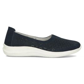 Pantofi din piele Filippo DP3673 / 22 Nv bleumarin albastru marin