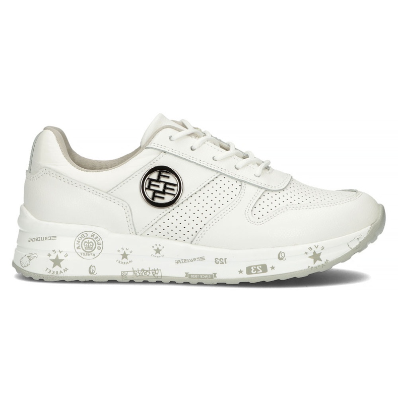 Tenisi din piele Filippo DP3542 / 22 Wh alb