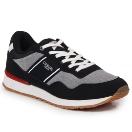 Pantofi sport casual Mckeylor M JAN123B bleumarin-gri albastru marin