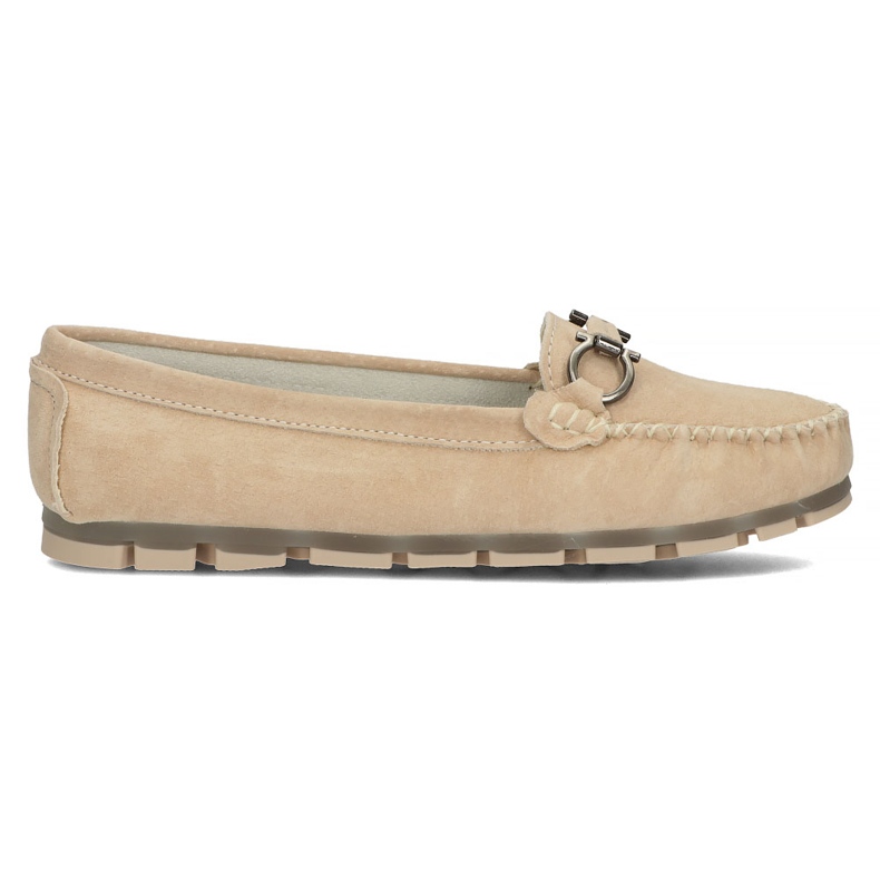 Mocasini din piele Filippo DP3613 / 22 Be beige bej